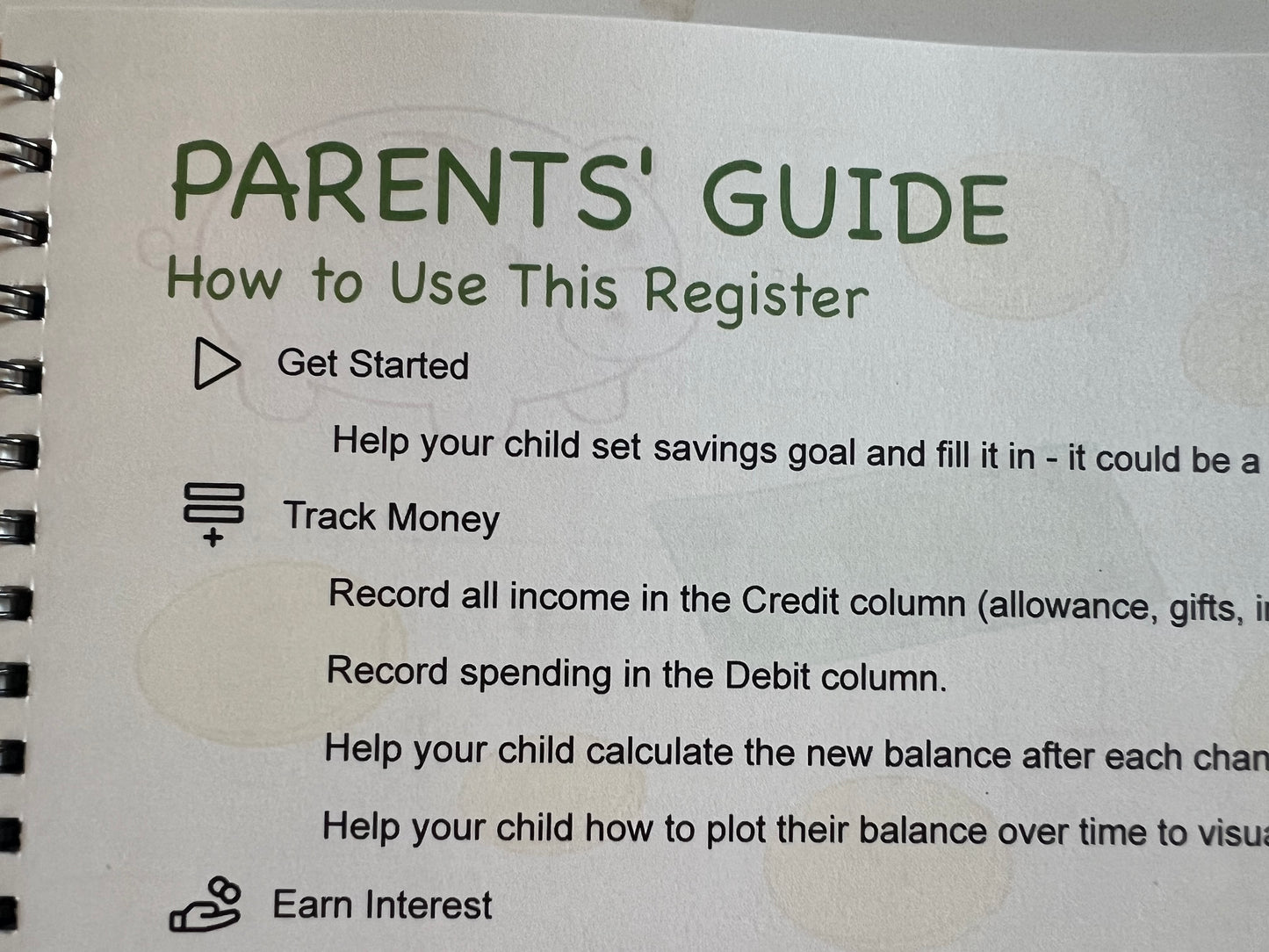 CashTrack Kids: My Money Book
